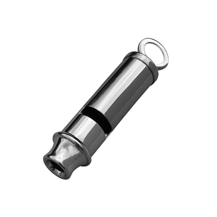 Gwizdek sygnałowy Bobby Signal z niklowanego mosiądzu MIL-TEC o klasycznym wyglądzie, lekki i trwały do użytku na zewnątrz