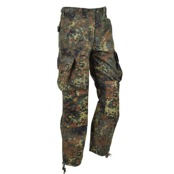 Lekkie spodnie typu komandos BDU Mil-Tec w stylu militarnym typu flecktarn typu ripstop - GoMilitar