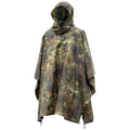 Mil-Tec marka styl wojskowy poncho flecklern camo ripstop lekki wodoodporny