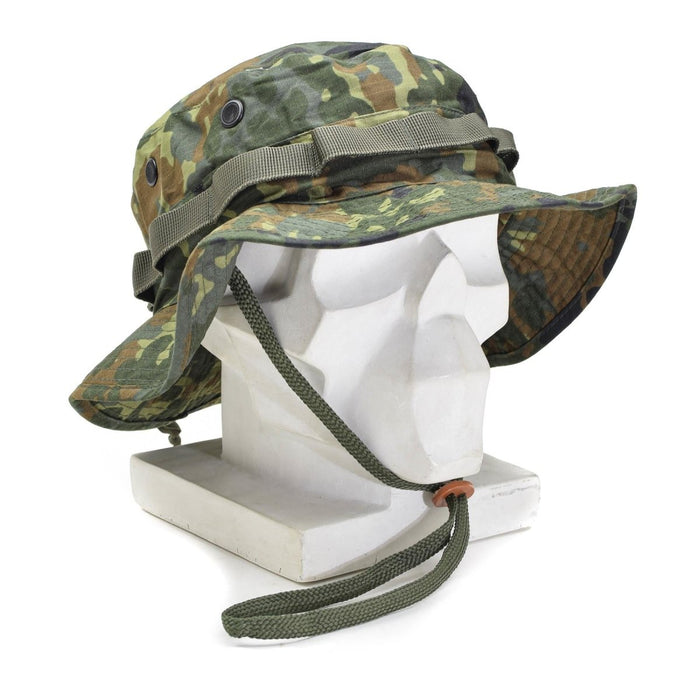 Lekka czapka wojskowa marki Mil-Tec typu boonie typu ripstop w stylu wojskowym typu flecktarn - GoMilitar