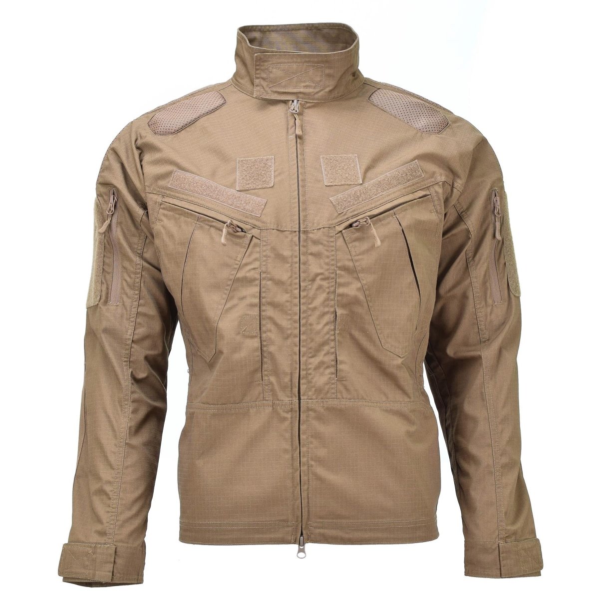 Mil-TEC Style wojskowy Ripstop Dark Coyote Combat Troops Jacket Chimera