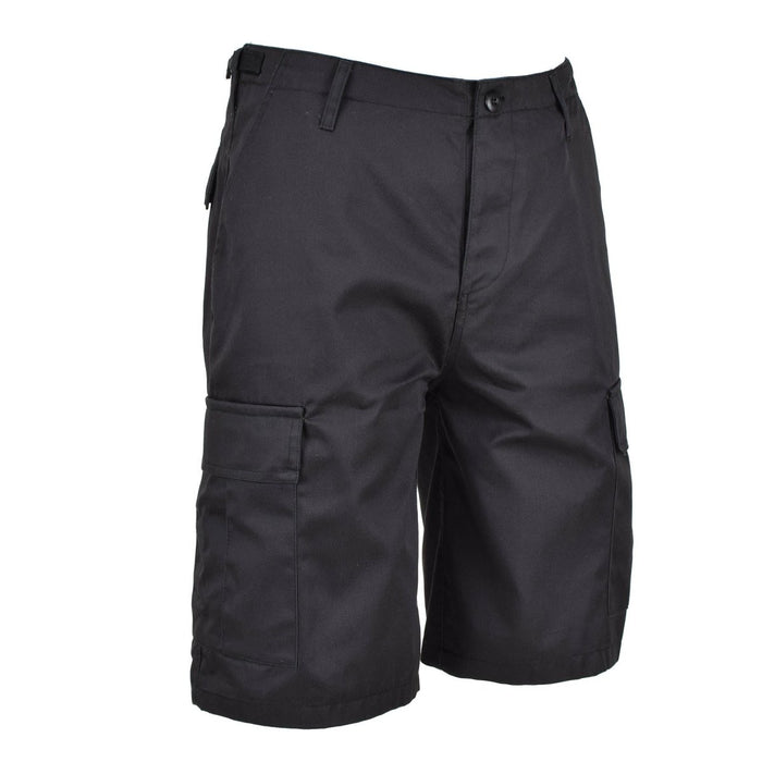 Bermudy wojskowe Mil - Tec Brand Military Style, czarne spodenki wojskowe dla żołnierzy - GoMilitar