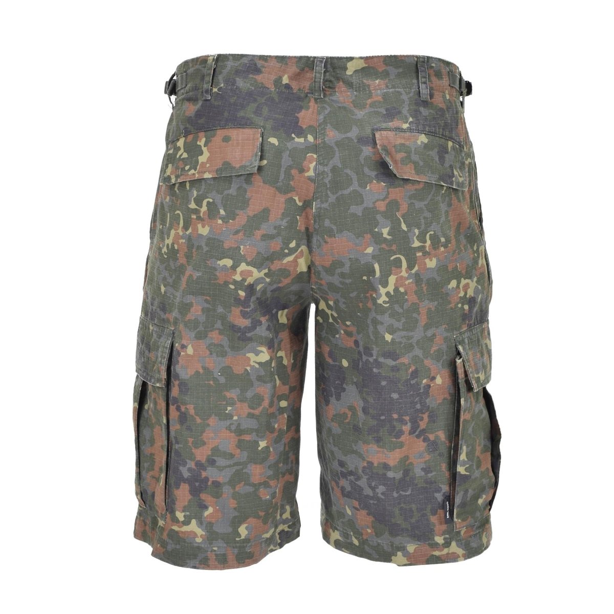 Marka MIL-TEC w stylu wojskowym Stanów Zjednoczonych wstępnie prania Flecklecktarn Camo Ripstop Field Field Shorts