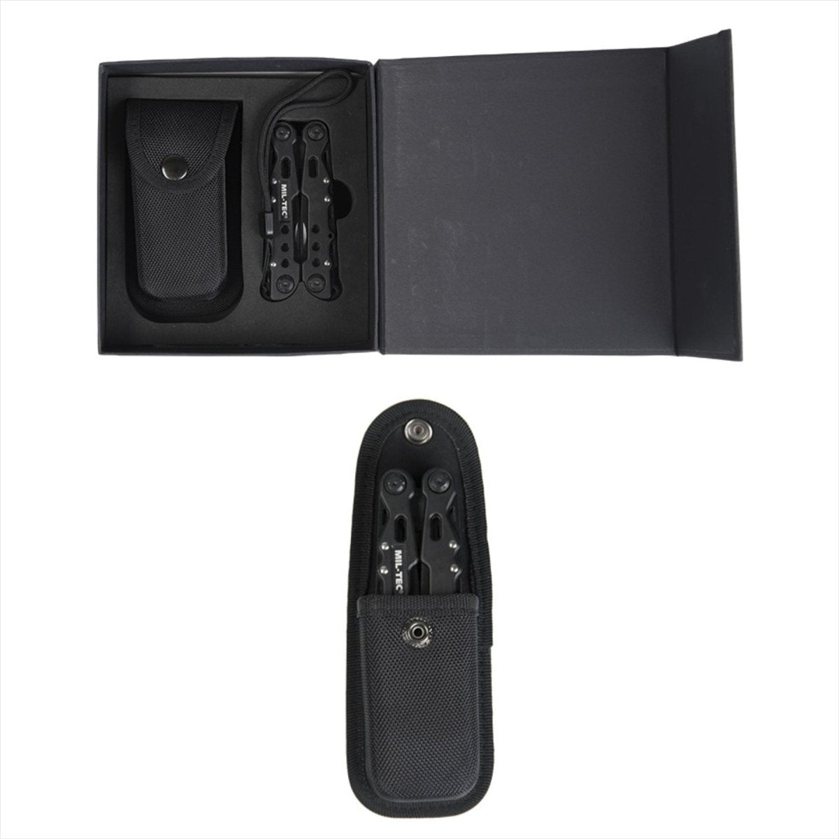 MIL-TEC COBRA Multi Tool Pocket Knife 9 Narzędzia Dostępne aluminiowe obudowa czarna
