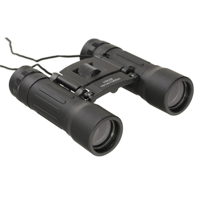 Lornetka składana MIL-TEC 10x25 Clear View Nylonowa torba ochronna czarna - GoMilitar
