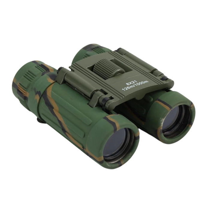 Lornetka składana MIL-TEC 8x21 Pole widzenia 126m Nylonowa torba w zestawie Camo - GoMilitar