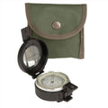 Mil-Tec Metal Lensatic Compass Aluminium obudowa błyszcząca twarz nawigacja czarna
