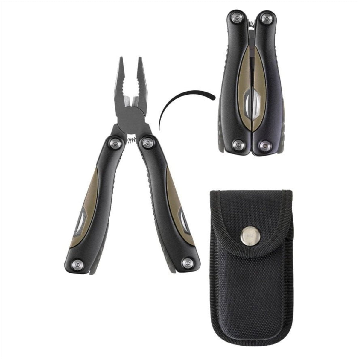 MIL-TEC Multi Tool One Ręczne składanie złącza złącza poślizgowego Abs Aluminium
