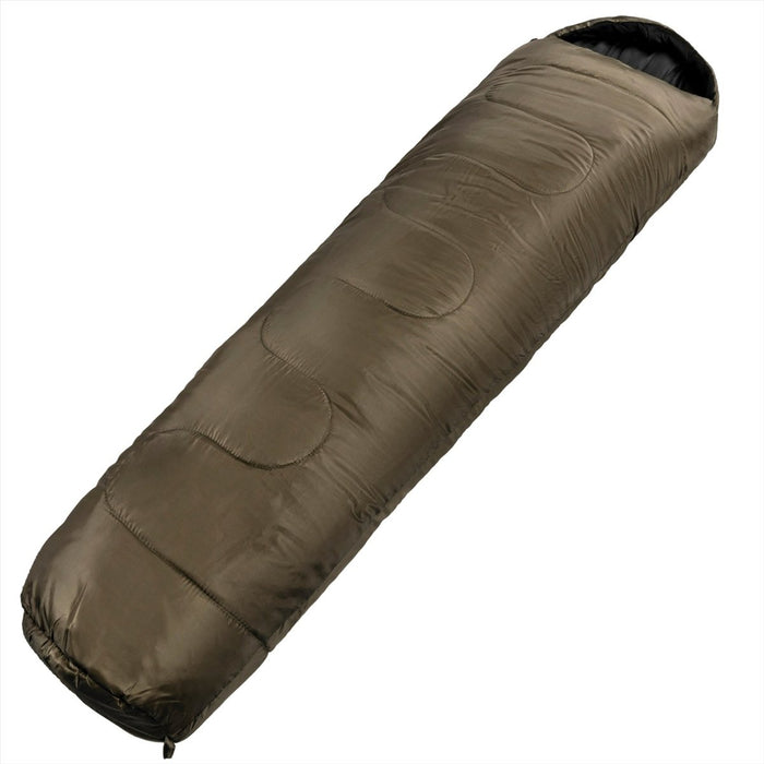 Mil-Tec Śpiwór typu mumia 225cm Hollow Fibre 2-warstwowy śpiwór transportowy - GoMilitar