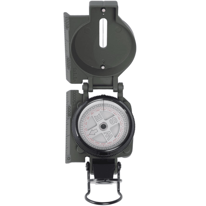 Mil-Tec Ranger Metal Compass Hiking Camping Outdoor Navigation Tool OD Green - GoMilitar