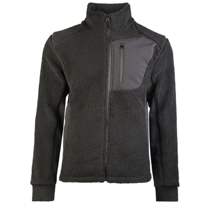 Mil - Kurtka polarowa Tec Sherpa Bearforce Warm Teddy Fleece Outdoor Czarna - GoMilitar