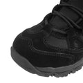 Mil-Tec Boots Mid Cielf Round Sole Camping Outdoor Black Suede Footwear