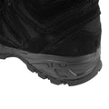 Mil-Tec Boots Mid Cielf Round Sole Camping Outdoor Black Suede Footwear