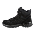 Mil-Tec Boots Mid Cielf Round Sole Camping Outdoor Black Suede Footwear