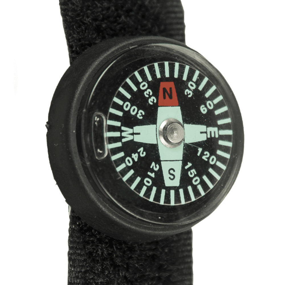 Mil-Tec Strap Compass 360 Graduation Watch Band Hiking Navigation Outdoor