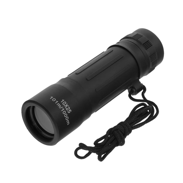 Monokular taktyczny MIL-TEC 10x25 Wojskowy do obserwacji na zewnątrz Czarny - GoMilitar