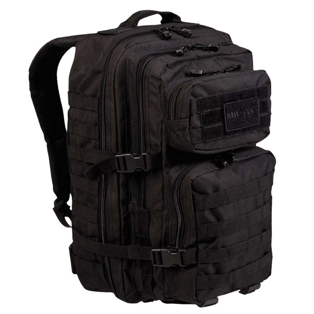 MIL-TEC Assault 36L Plecak Trekking Rucksack Turing Outdoor Daypack Black