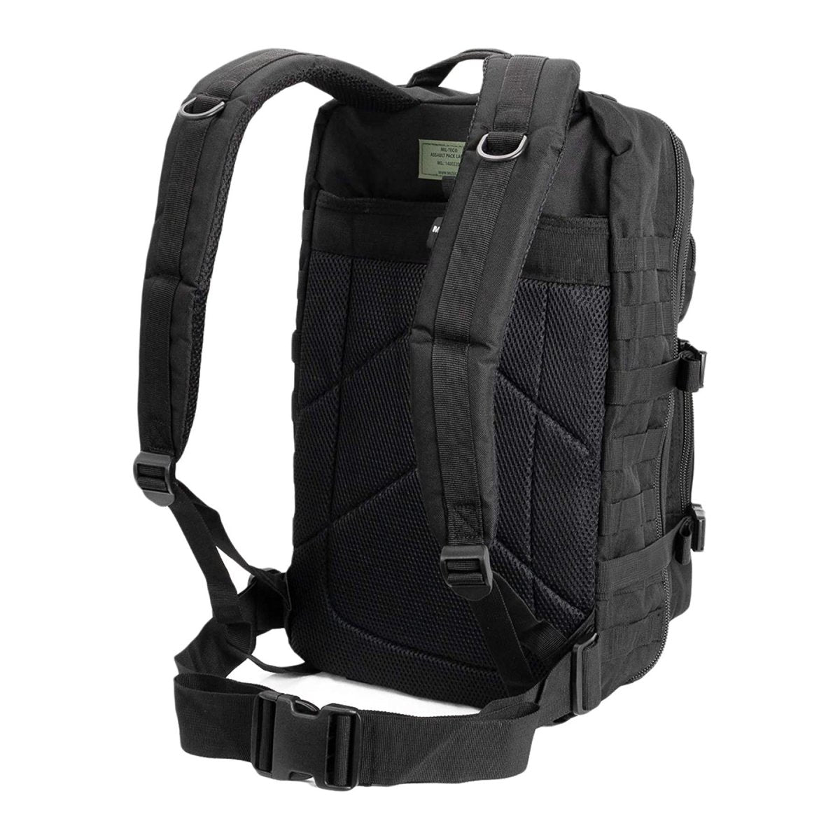 MIL-TEC Assault 36L Plecak Trekking Rucksack Turing Outdoor Daypack Black