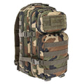 MIL-TEC U.S. Assault Tactical Plecak 20 Liliters Trekking Trekking Woodland Daypack