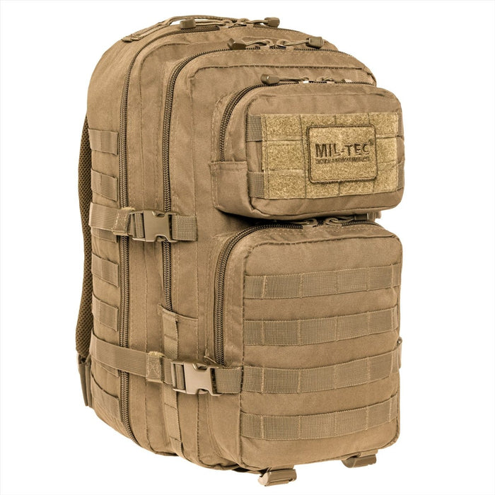 Plecak taktyczny MIL-TEC US Assault 36L Ergonomicznie uformowane, wyściełane ramiona - GoMilitar
