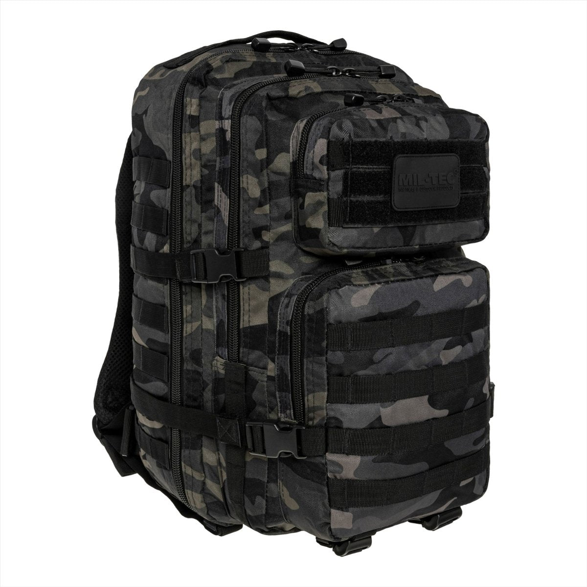 MIL-TEC US Assault Tactical Backpack 36L Ergonomic Formed Formed Ramiona