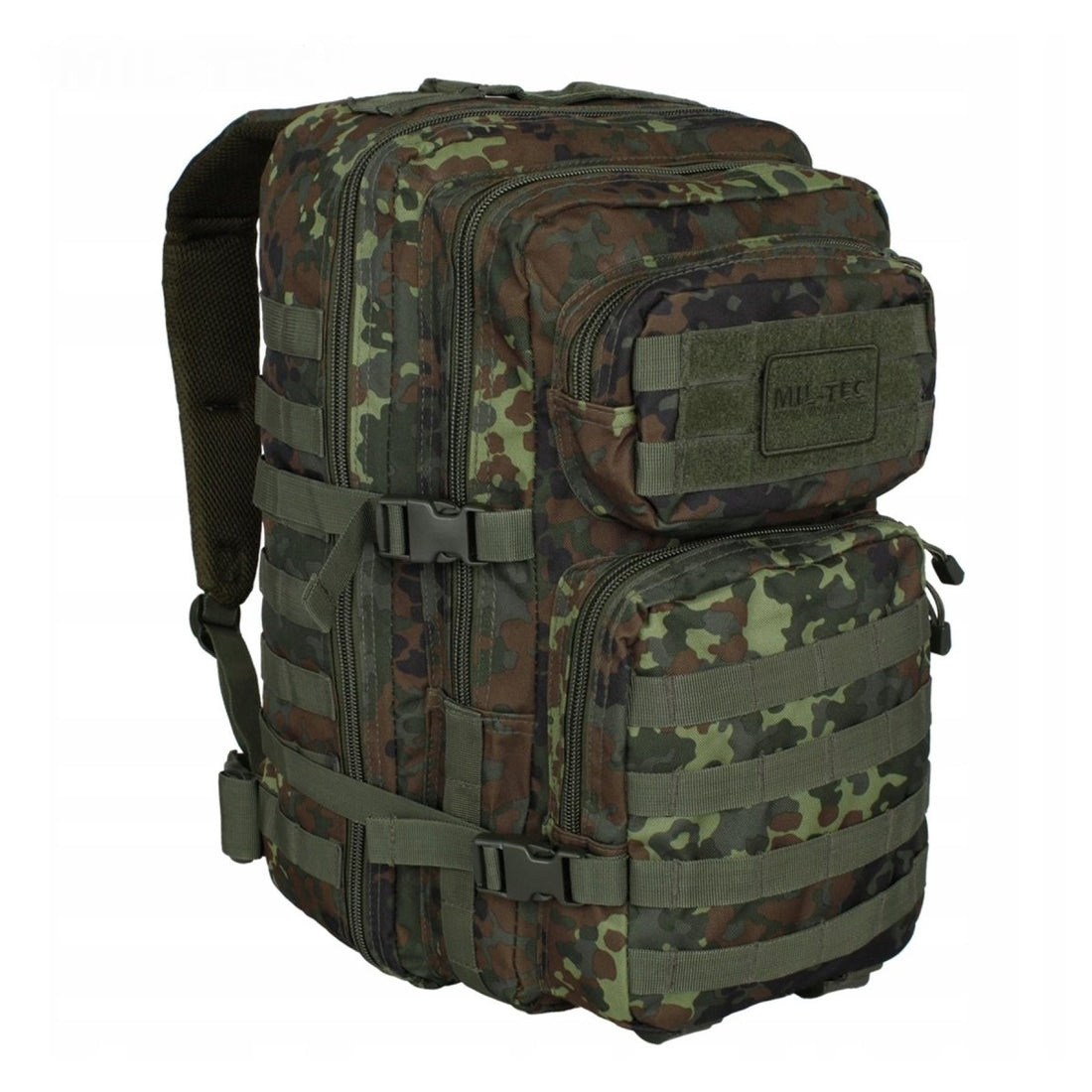 MIL-TEC Assault Trekking RucksAcka Duża 36L Backpack Flecktarn Daypack Bag