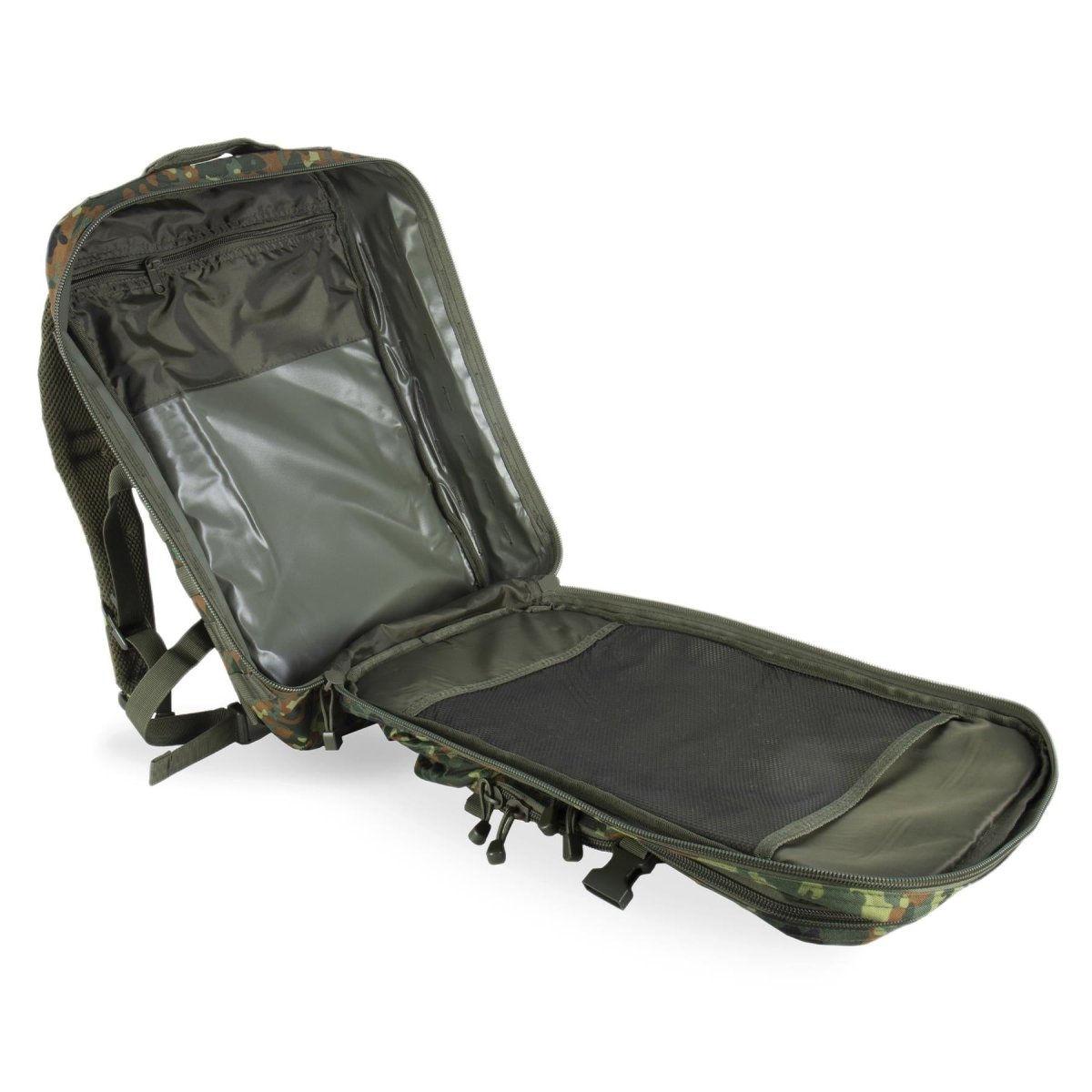 MIL-TEC Assault Trekking RucksAcka Duża 36L Backpack Flecktarn Daypack Bag