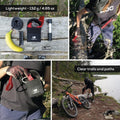 Nordic Pocket Saw Compact Pordelable Camping Ręce Łuły łańcuchowe czerwone uchwyty