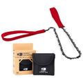 Nordic Pocket Saw Compact Pordelable Camping Ręce Łuły łańcuchowe czerwone uchwyty