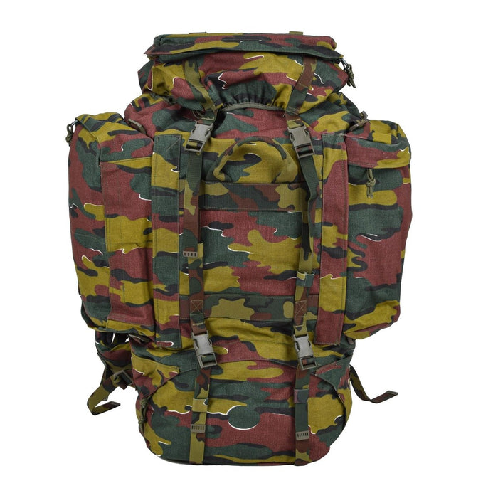 Oryginalny belgijski wojskowy plecak taktyczny 120L Jigsaw Camo wodoodporny worek NOWOŚĆ - GoMilitar