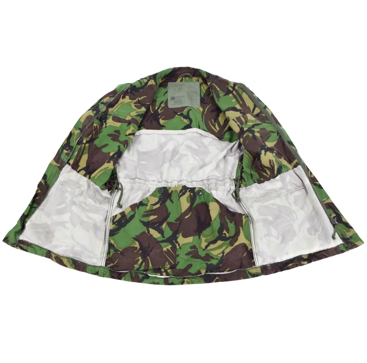 Oryginalny Brytyjska Kurtka Armii BDU Combat Smock Zimna pogoda Parka Problem wojskowy