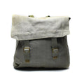 Oryginalna armia brytyjska M37 Haversack Canvas Grey Pack Wojska wojen boczna