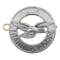 Oryginalna odznaka brytyjskiego wojskowego korpusu szkoleniowego Air MetalCap z emblematem orła