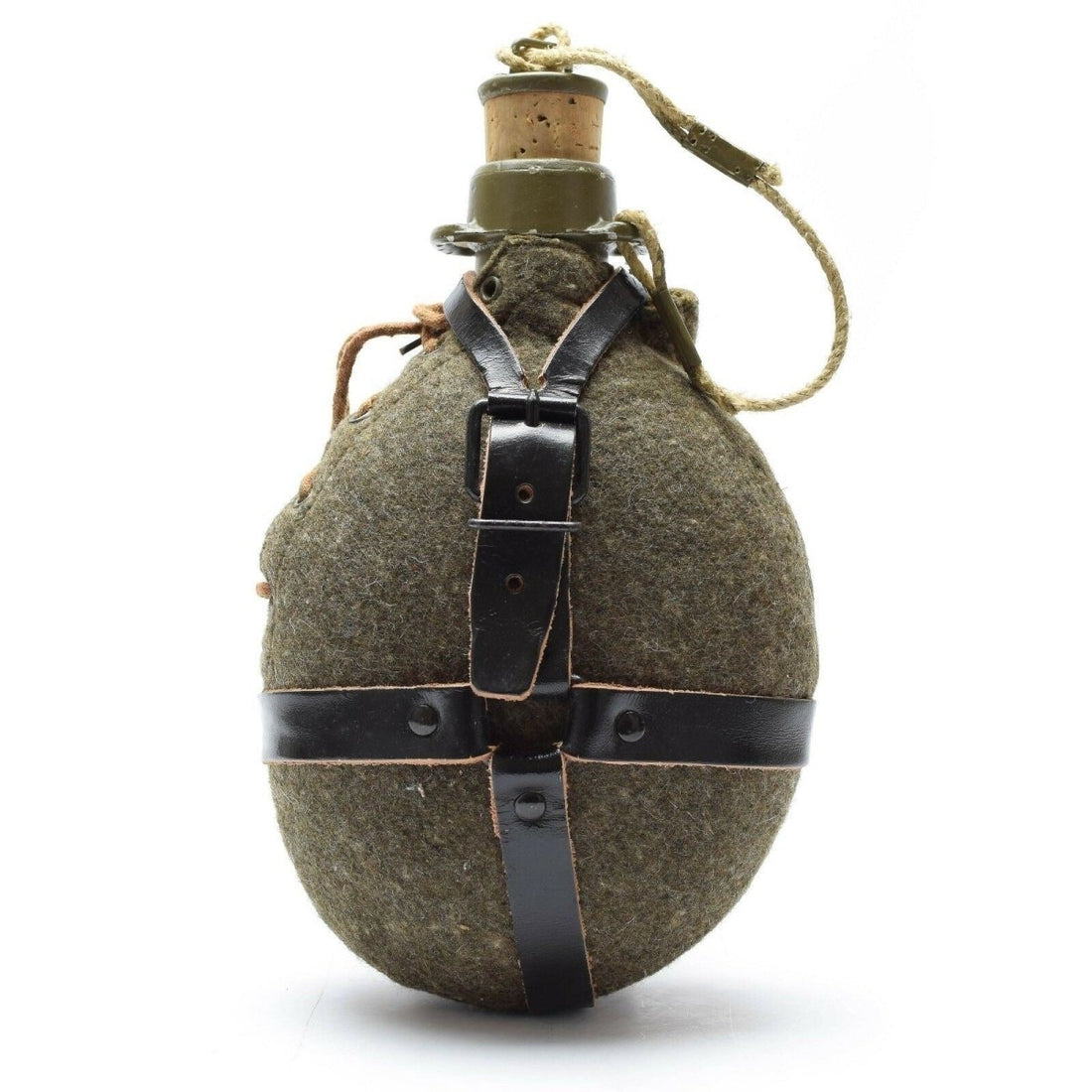 Oryginalny Czech Army Picie Flask M60 Water Bottle Bottle Cankow Cork Cork Stopper