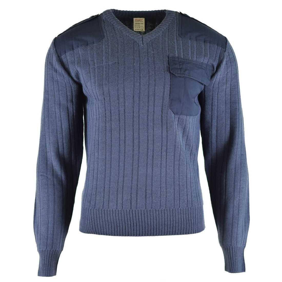 Oryginalny czeski sweter armii sweter M97 Blue Wool V-donk NECT SURPLUS NOWOŚĆ