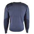 Oryginalny czeski sweter armii sweter M97 Blue Wool V-donk NECT SURPLUS NOWOŚĆ