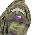 Oryginalny czeski oddziałów armii kurtka polowa liść camo wzór parki wojskowej nadwyżki wojskowej