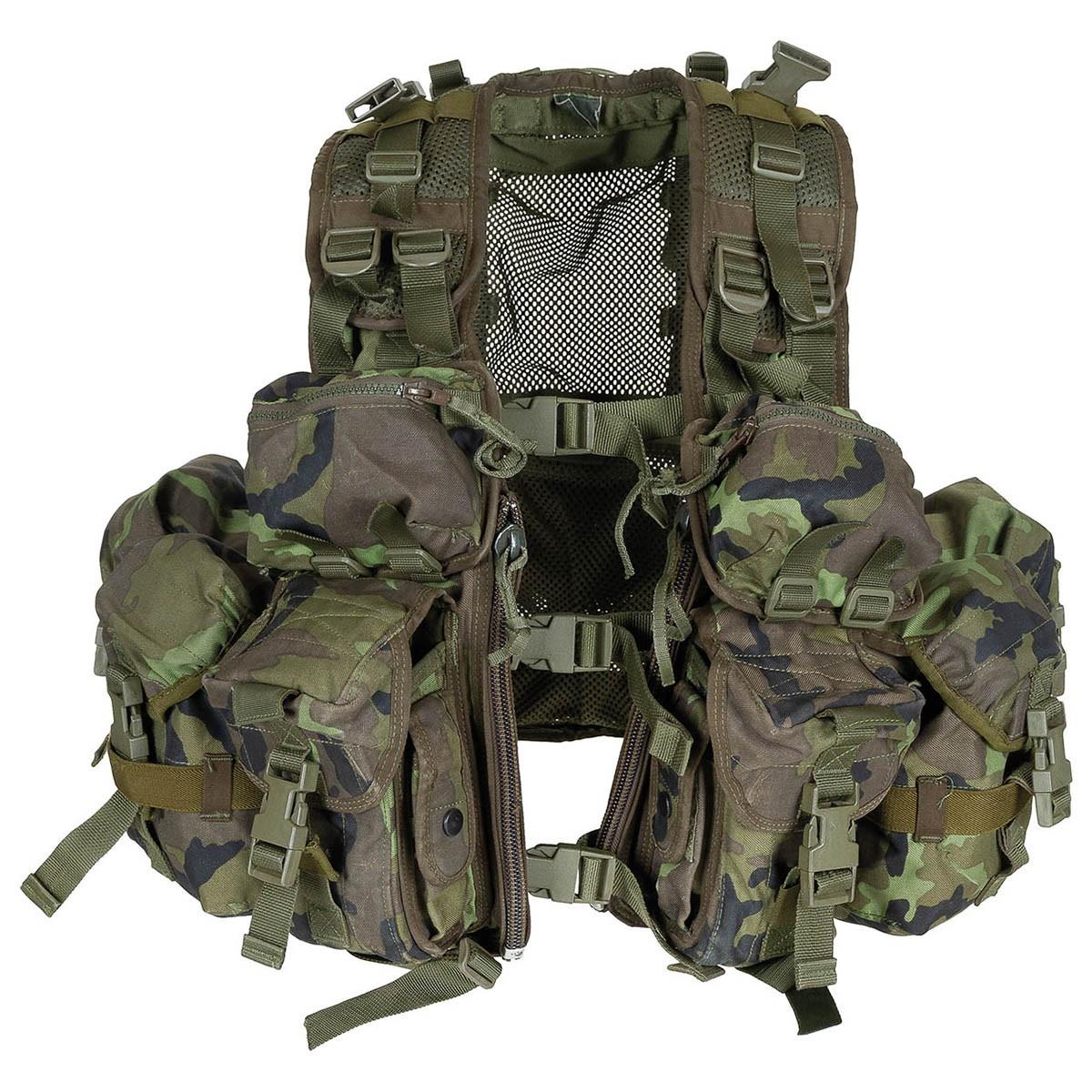 Oryginalna czeska kamizelka taktyczna wojskowa Combat System nośny M95 Camo