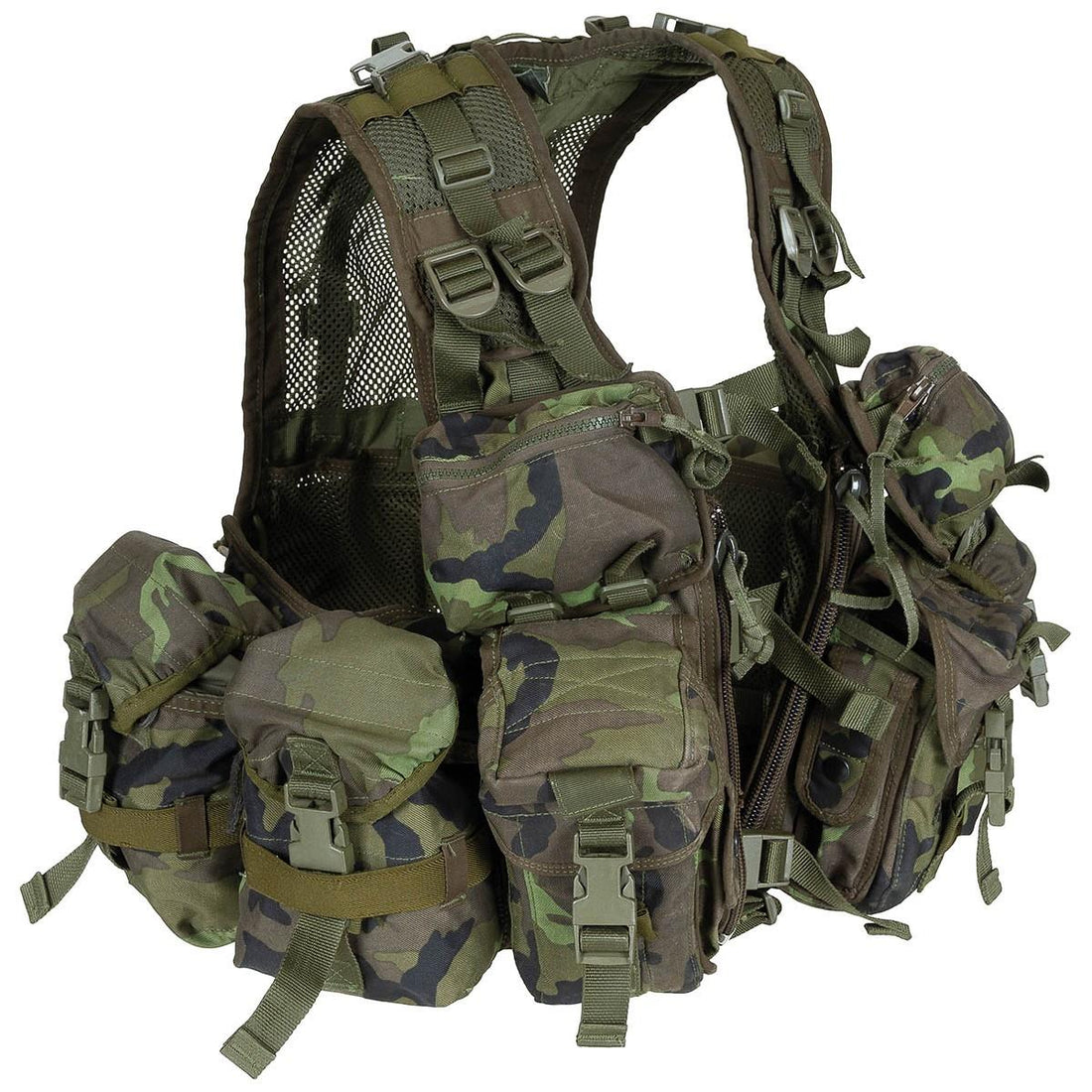Oryginalna czeska kamizelka taktyczna wojskowa Combat System nośny M95 Camo