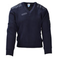 Oryginalny holenderski wojskowy niebieski sweter pullover wełna wełna body -body NOWOŚĆ