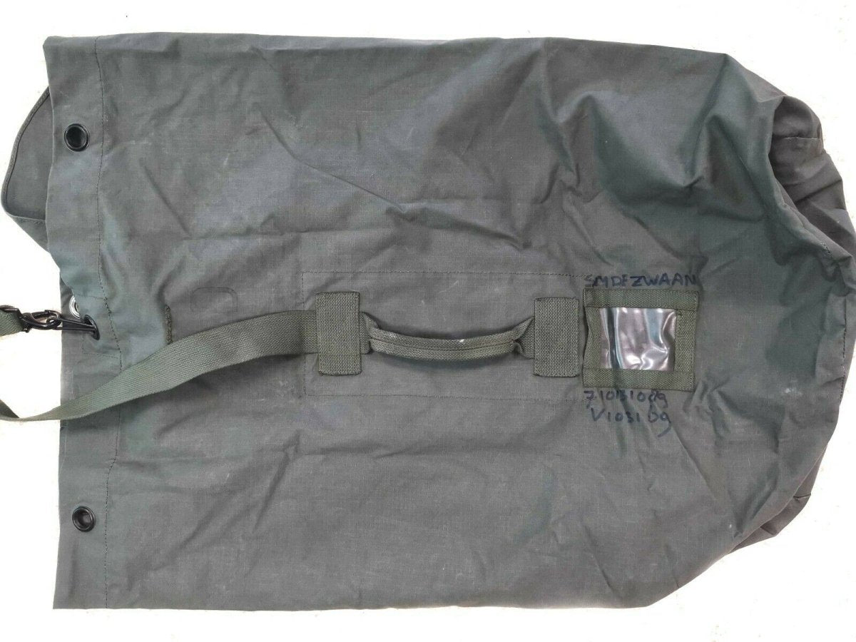 Oryginalna holenderska wojskowa torba Duffel 100 Liliters Ripstop Sack Płótno Zestaw Olive