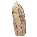 Oryginalny holenderski powłokę wojskową Regulowane mankiety Hemline Desert Camo