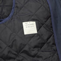 Oryginalny holenderski problem wojskowy męski piosenek przeciwdeszczowy liniowiec Trenchcoat Solid Blue
