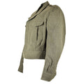Oryginalna oryginalna belgijska belgijska armia pola Ike Olive OD Eisenhower Wool