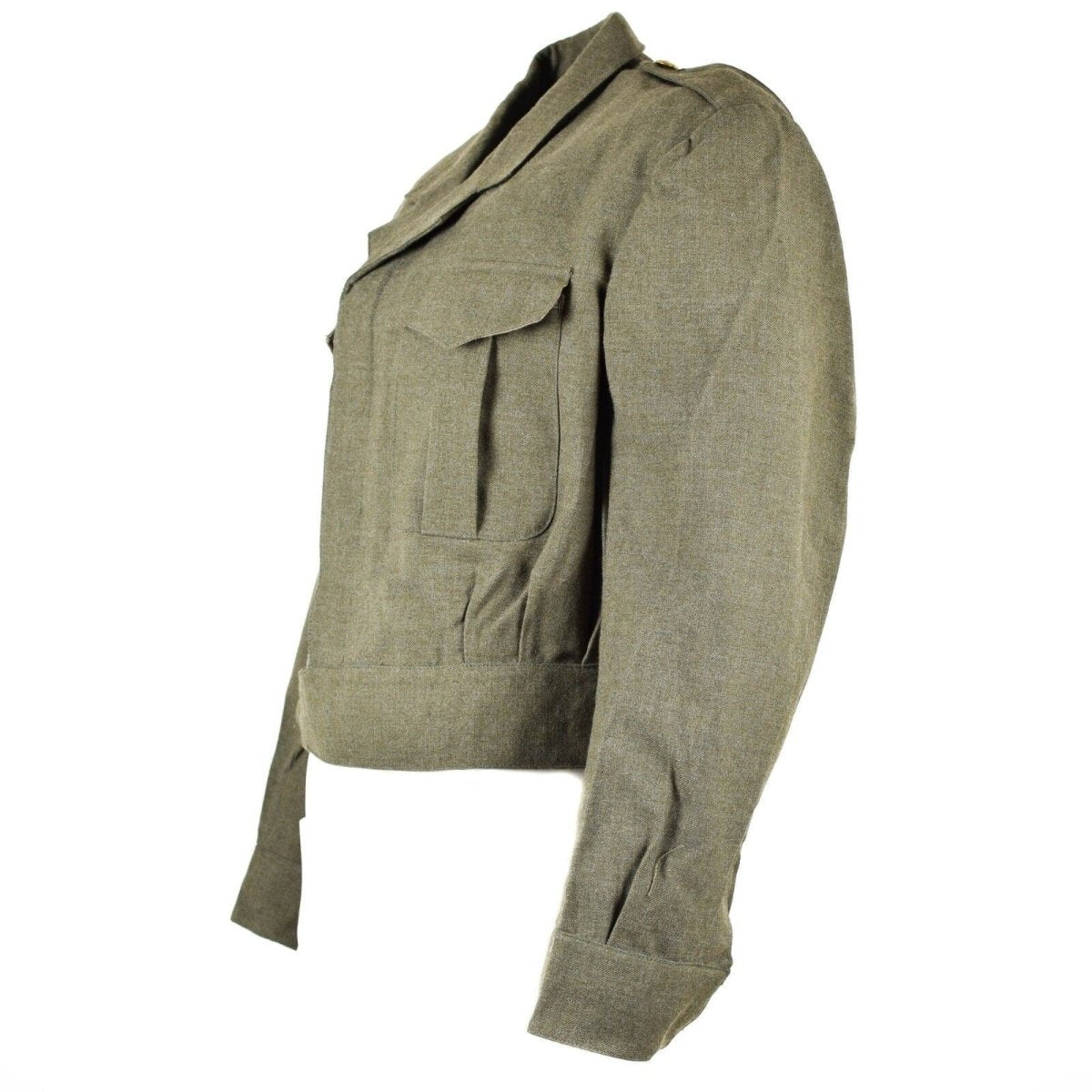 Oryginalna oryginalna belgijska belgijska armia pola Ike Olive OD Eisenhower Wool