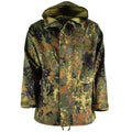 Oryginalna niemiecka kurtka polowa Goretex Flecktarn Wodoodporny sprzęt przeciwdeszczowy Parkana