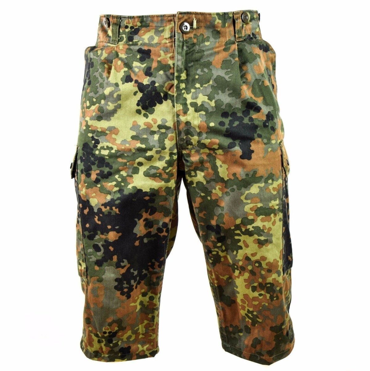 Oryginalne szorty armii niemieckiej bermuflage Flecktarn Flecktarn Bermuda