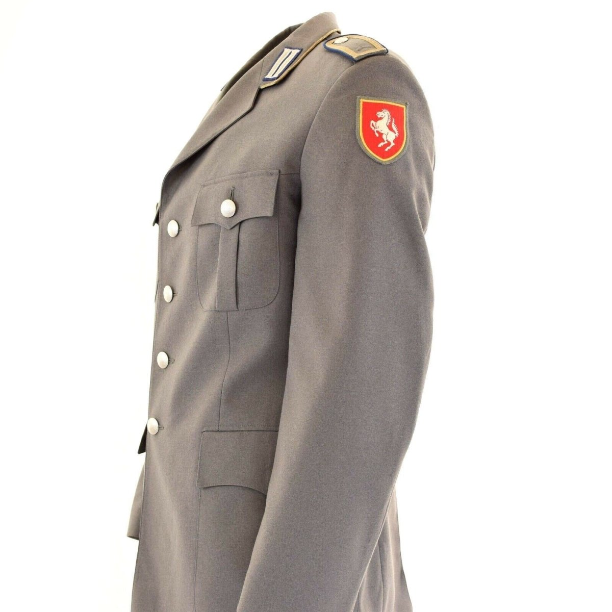 Oryginalna niemiecka marynarka wojskowa niemiecka formalna, szara