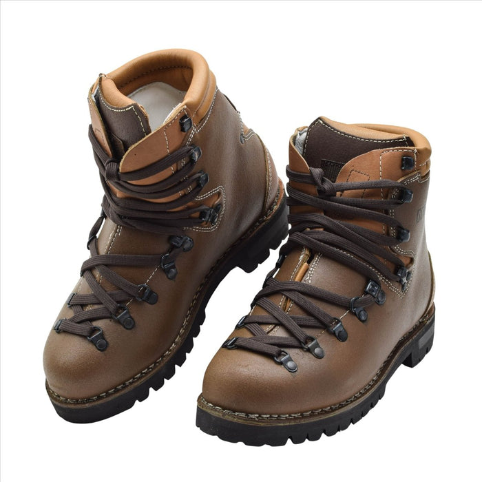 Oryginalne Niemieckie Buty Trekkingowe Wojskowe MEINDL Skórzane Podeszwa Vibram Brązowe - GoMilitar