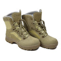 Oryginalne niemieckie wojskowe buty taktyczne Wodoodporne Khaki Ruble Round Sole Nowa